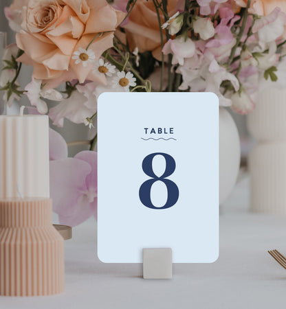 Big Love Table Number Set