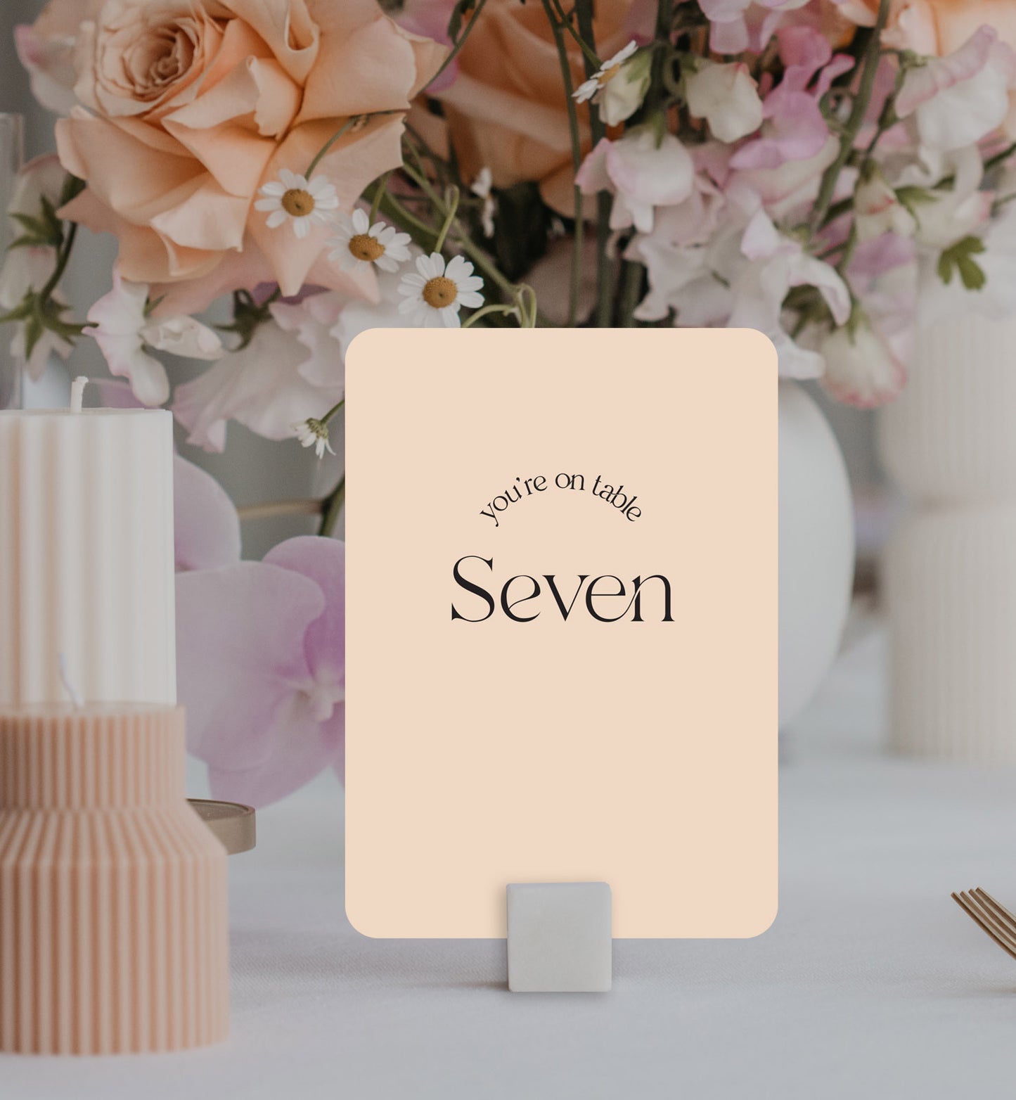 We Do Table Number Set