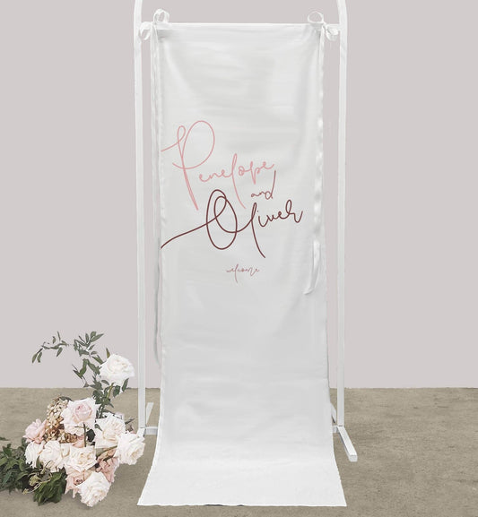 Love Letter Cloth Welcome Sign