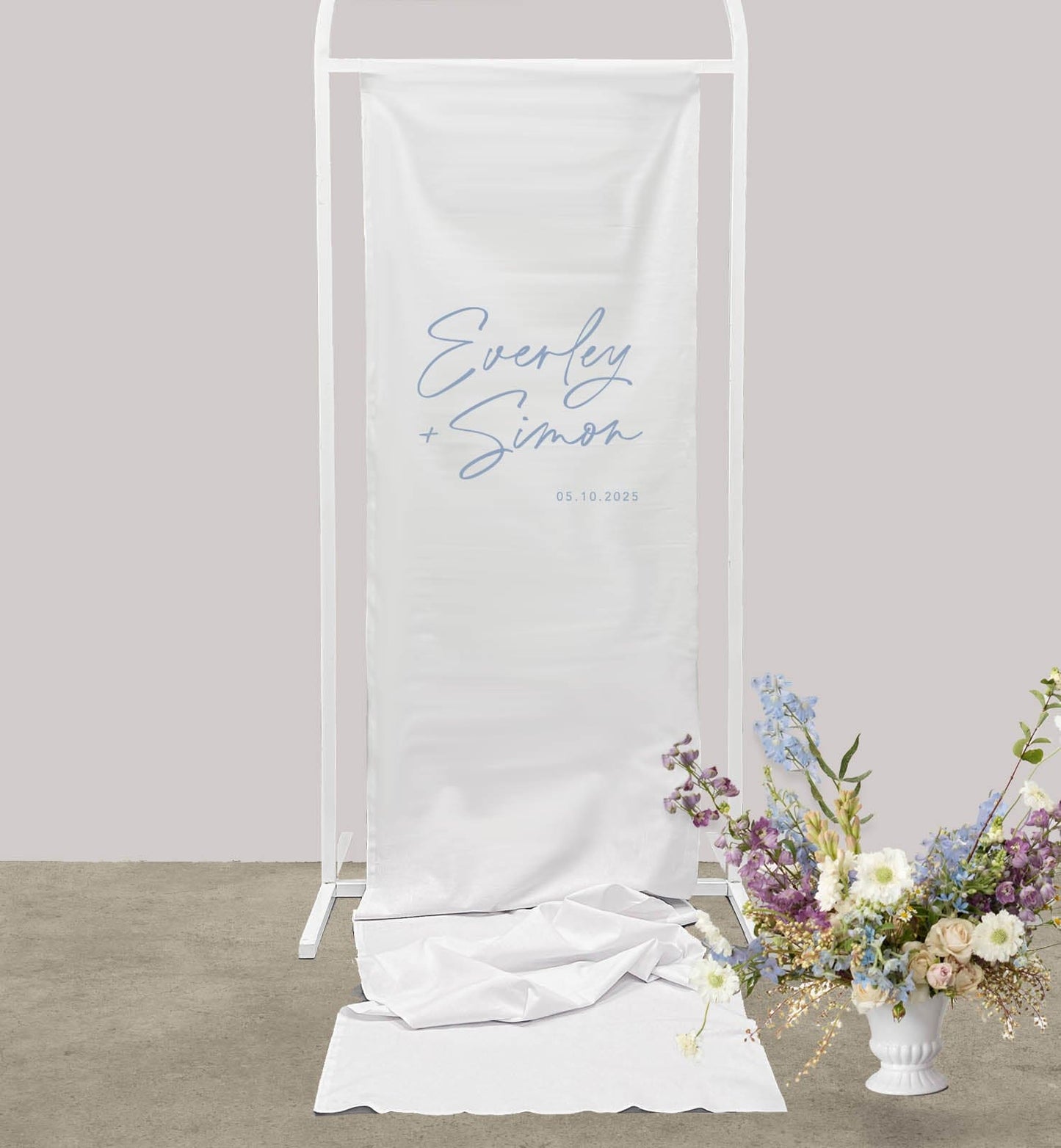 The Script Cloth Welcome Sign