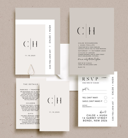 Initials 3 Card Package
