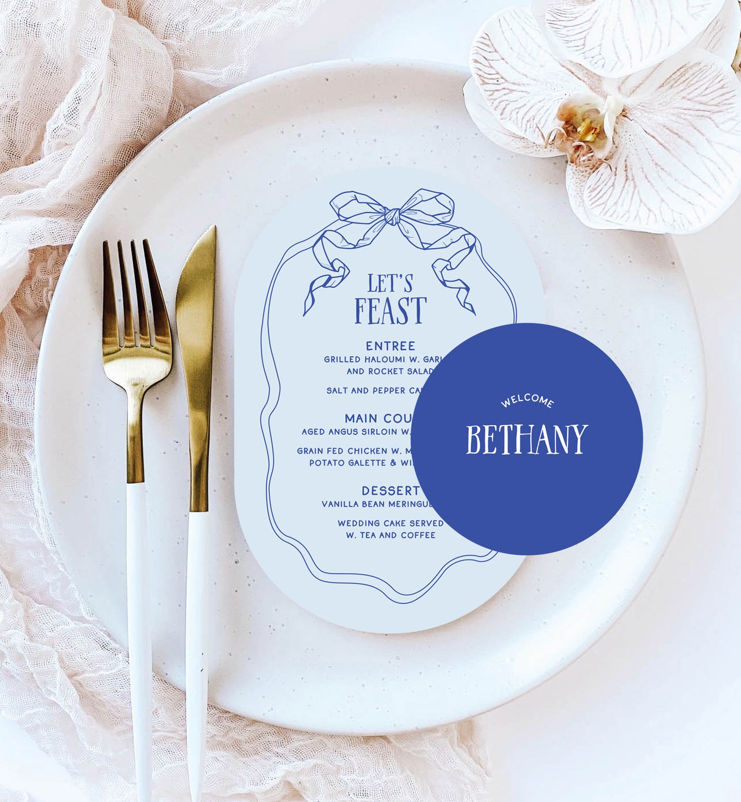 Ribbon Place Setting Package