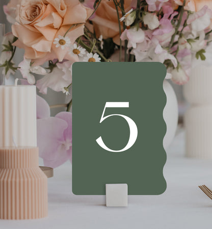 Como Table Number Set