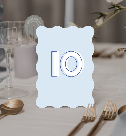 The Bold Type Table Number Set