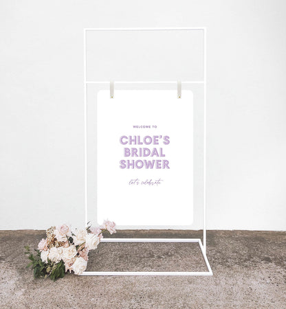 The Bold Type Bridal Shower Sign