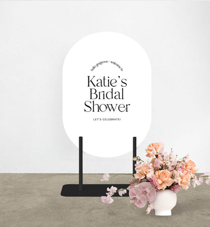 We Do Bridal Shower Sign