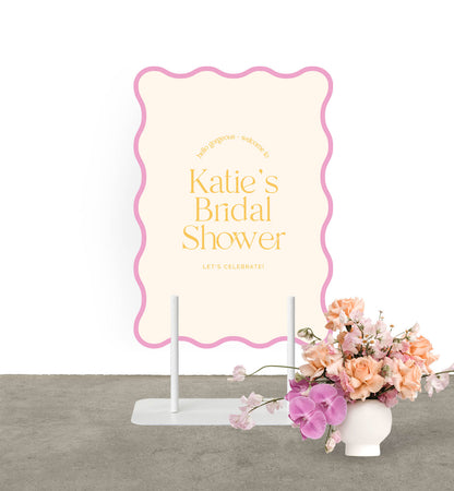 We Do Bridal Shower Sign