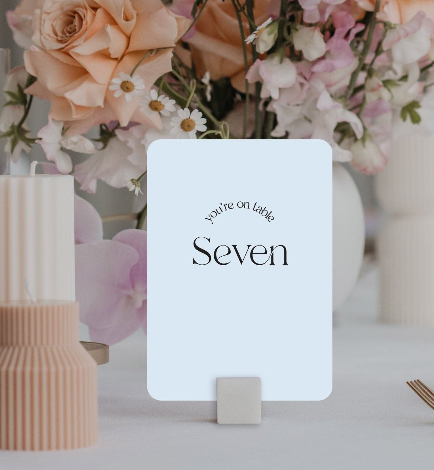 We Do Table Number Set